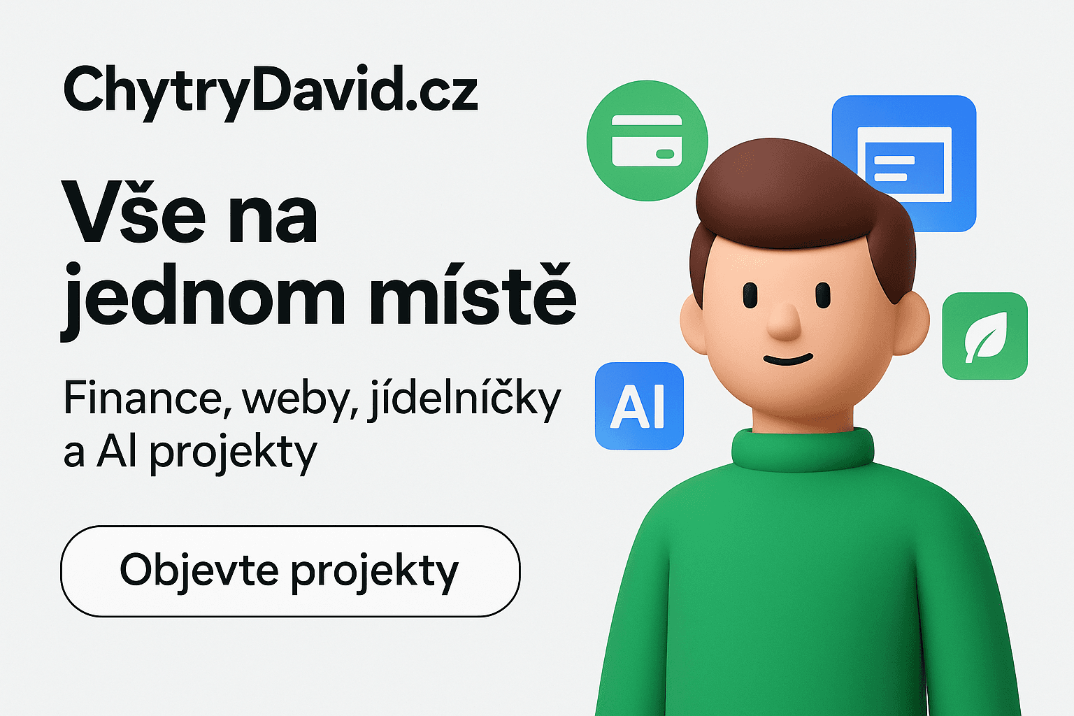 ChytryDavid.cz – hlavní rozcestník projektů