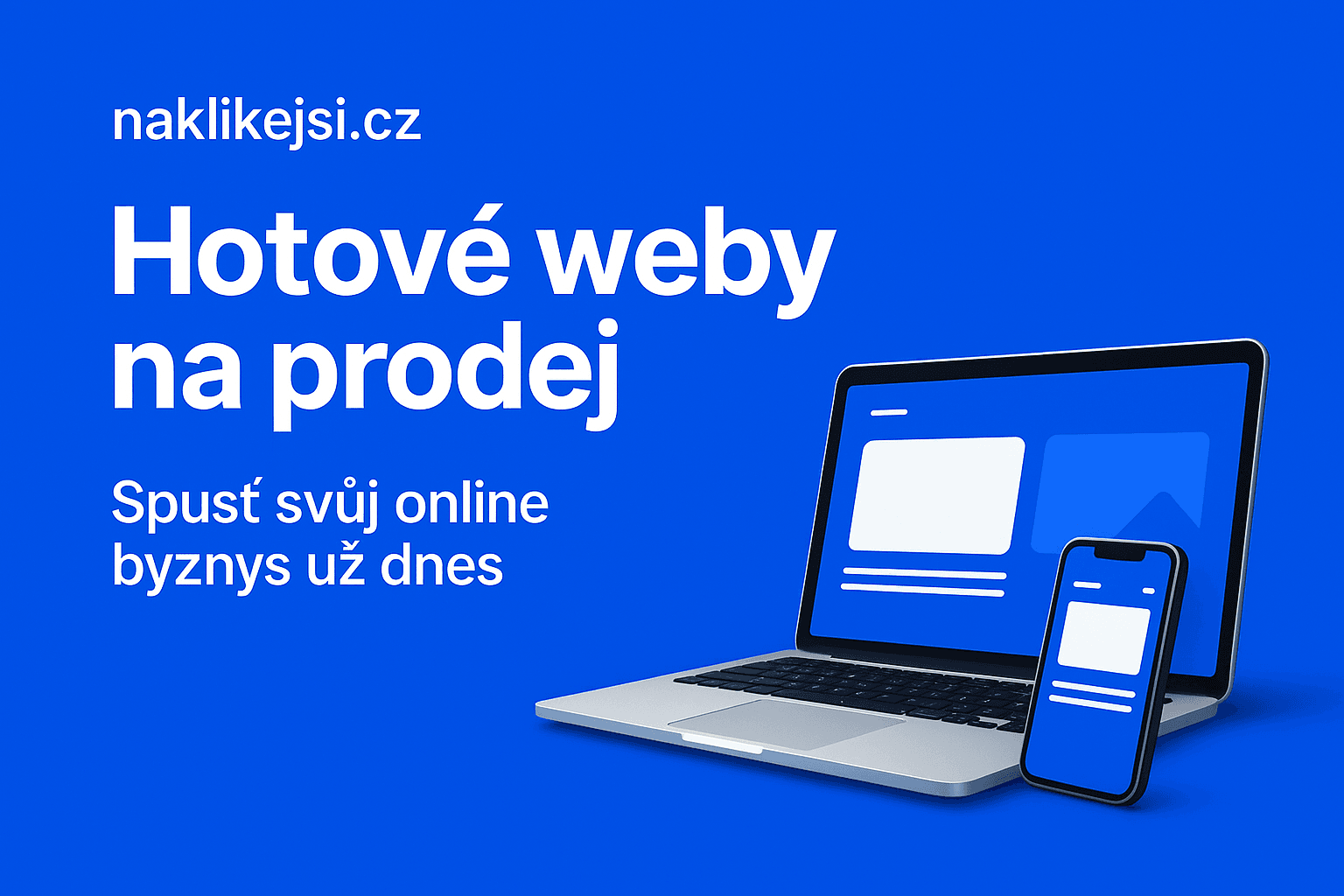 Naklikejsi.cz – hotové moderní weby na klíč